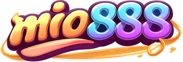 Logo mio888 resmi berwarna oranye